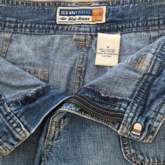 Vintage Old Navy Denim Jean Mid Rise Shorts - Picture 6 of 8